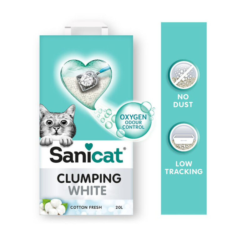 Sanicat Cotton Fresh Arena Blanca Aglomerante, , large image number null