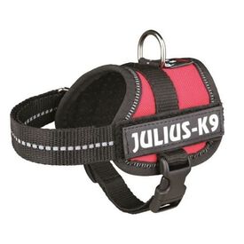 Julius K-9 arnés de fuerza rojo para perros