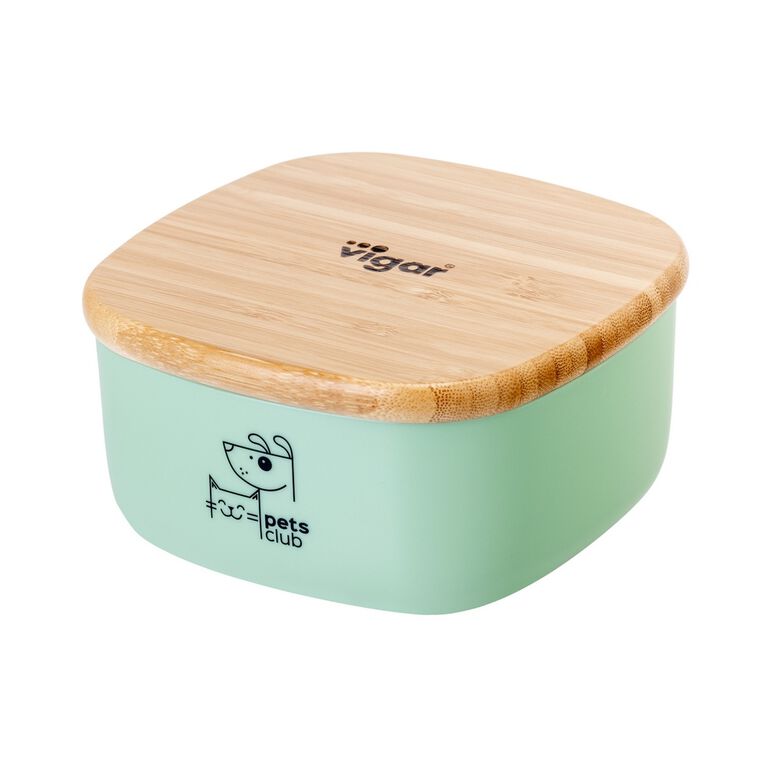 Vigar Pets Club Frasco de Golosinas Pequeño de Bamboo para perros thumbnail