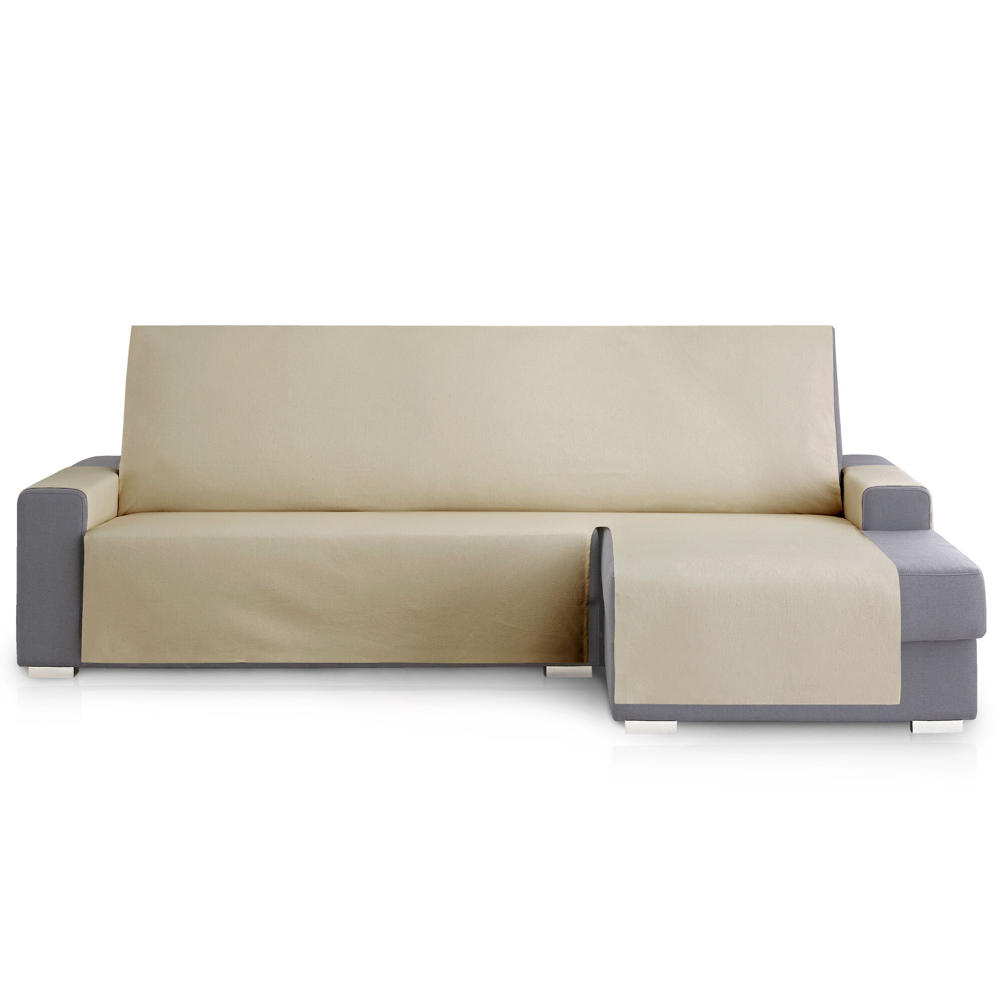 Protector Cubresofa Sofa Chaise Longue Derecha Extra Royale 290 cm. Color Lino, , large Imagen numero 1