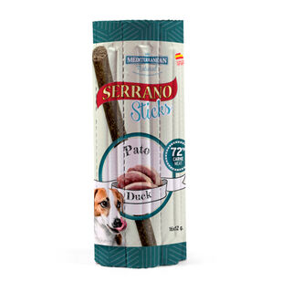 Mediterranean Natural Serrano Barritas de Pato para perros