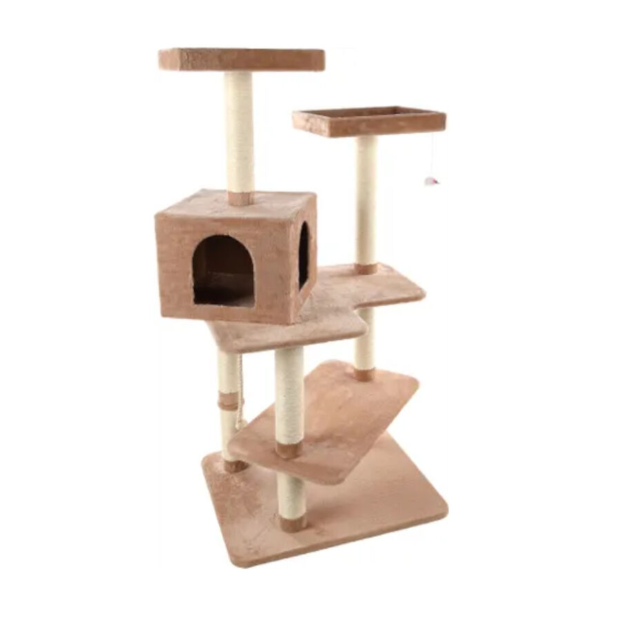 Flamingo Makalu &Aacute;rbol Rascador Beige para gatos, , large Imagen numero 1