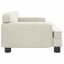 vidaXL Cama para perros de terciopelo crema 70x45x30 cm, , large indicador imagen numero 3