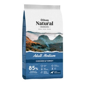 Dibaq Natural Moments Adult Medium Pollo & Pavo pienso para perros