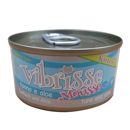 70 g Croci Kitten Vibrisse Mousse de At&uacute;n y Aloe lata, , large Imagen numero 1