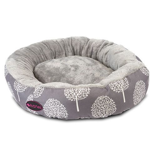 Cama para perros y gatos forma de donut estampados neutros Tama&ntilde;o grande 73 x 12 cm, , large Imagen numero 1