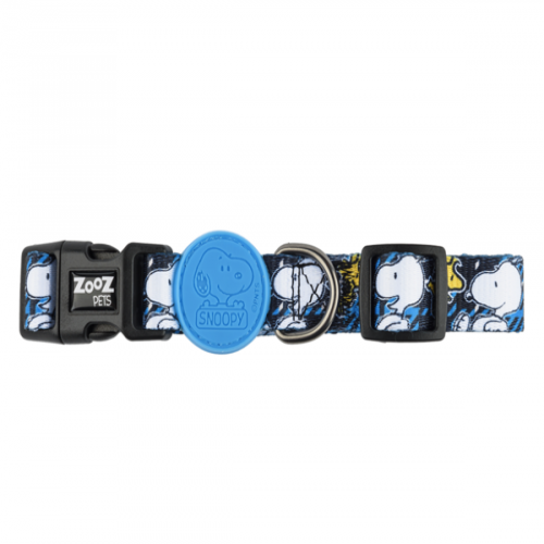 Collar para perro Snoopy color azul, , large Imagen numero 1