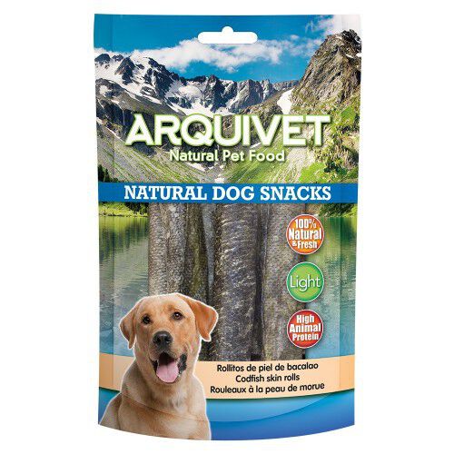 Rollitos de piel para perros sabor Bacalao thumbnail