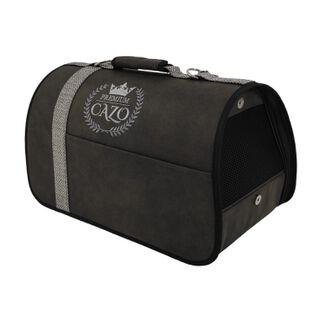 Cazo Premium Transportín Gris para perros y gatos