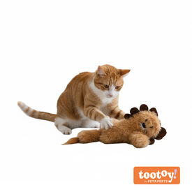 Tootoy! Le&oacute;n de Peluche con Catnip para gatos
