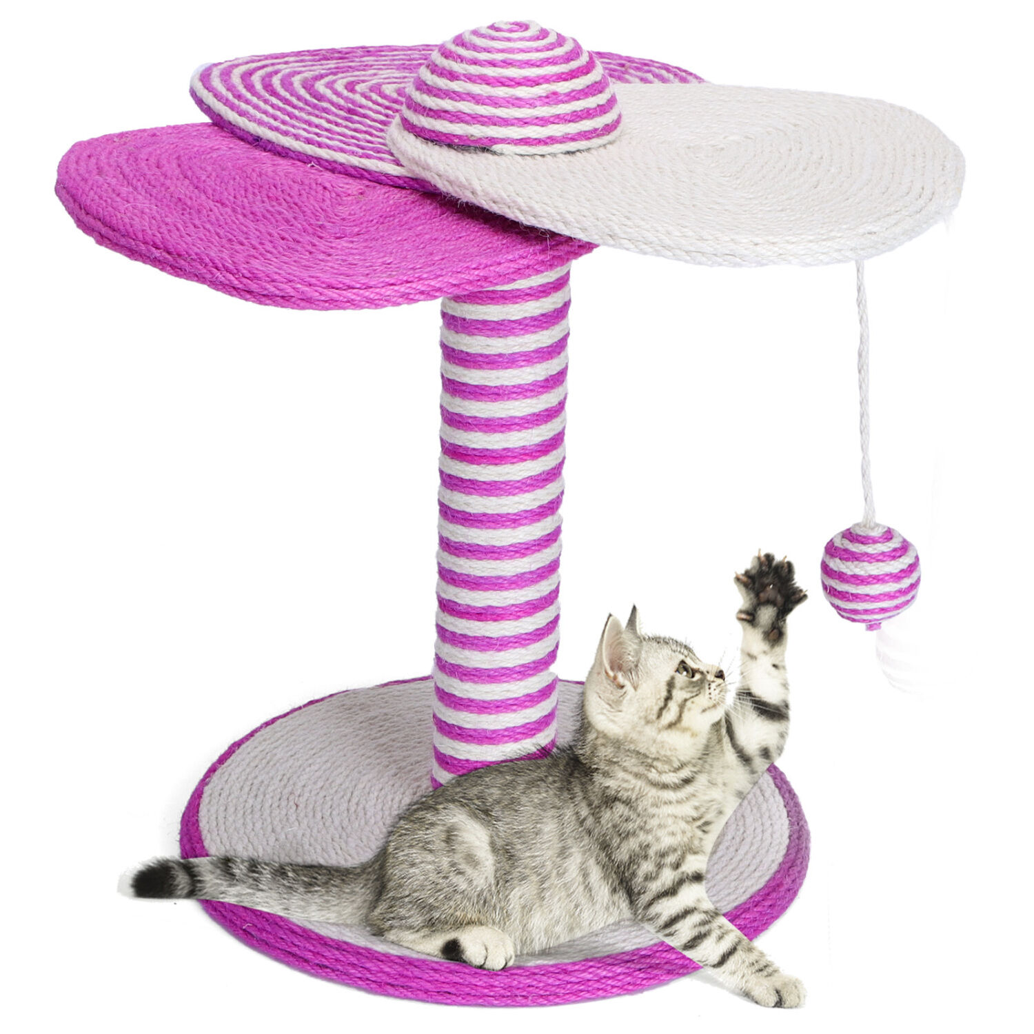 Rascador discount gato rosa
