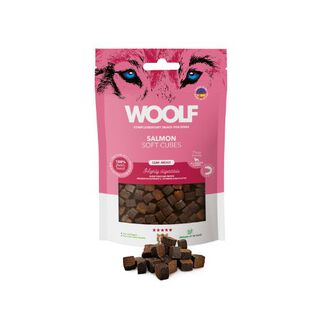 Woolf Snacks Semihúmedo para perro de Salmón