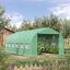 Outsunny Invernadero de Exterior Invernadero de Túnel 6x3x2 m Invernadero de Jardín Grande con 12 Ventanas y Puerta Enrollable con Cremallera Macro de Metal para Cultivo Plantas Verde, , large indicador imagen numero 2