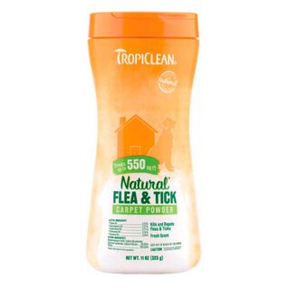 Tropiclean Carpet Powder Spray anti pulgas y garrapatas para perros