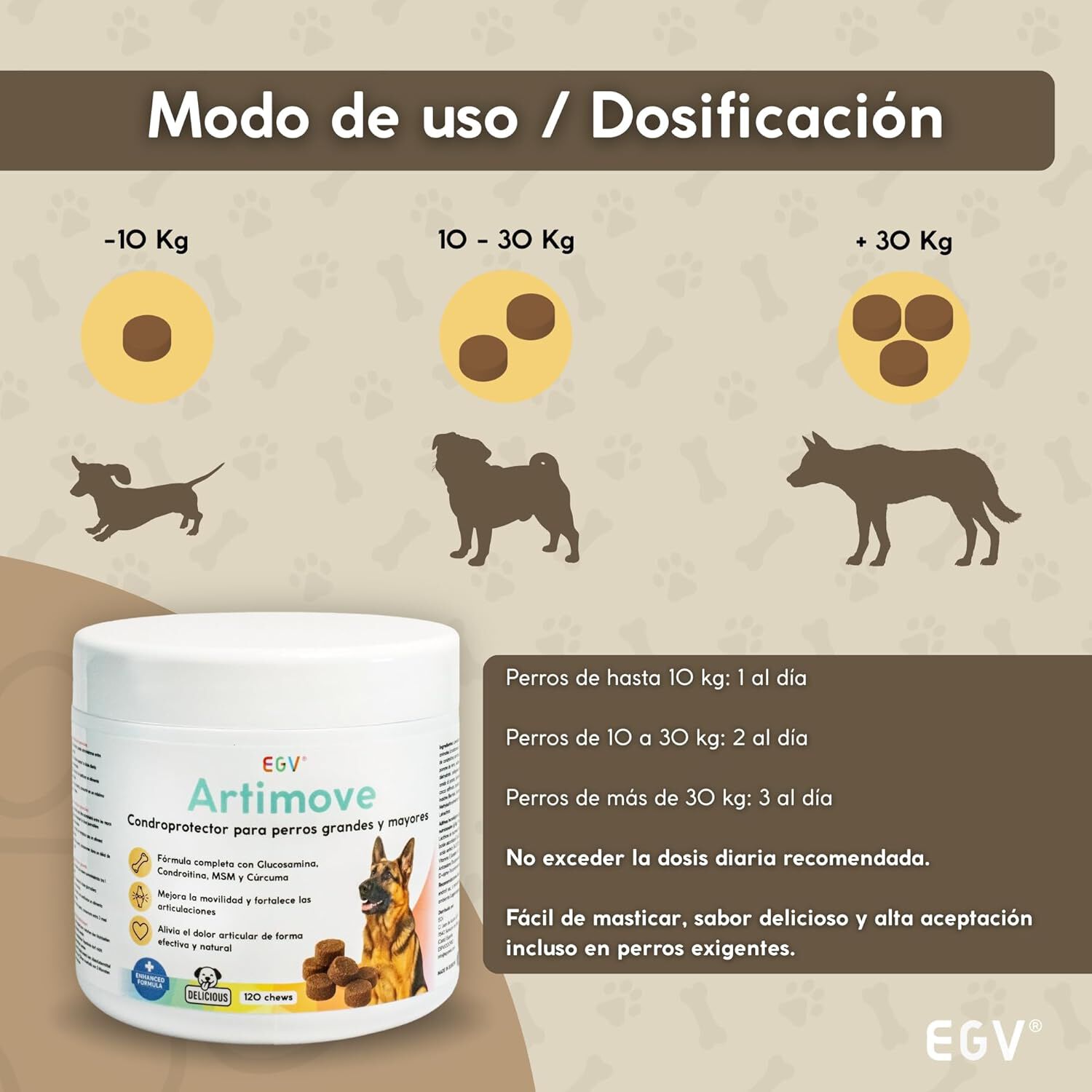 EGV -  ARTIMOVE Condroprotector para perros, , large Imagen numero 4