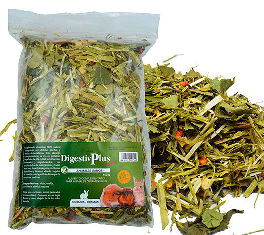DigestivPlus Rodent - Hierba para Conejos, cobayas y Chinchillas 150 g, , large Imagen numero 1