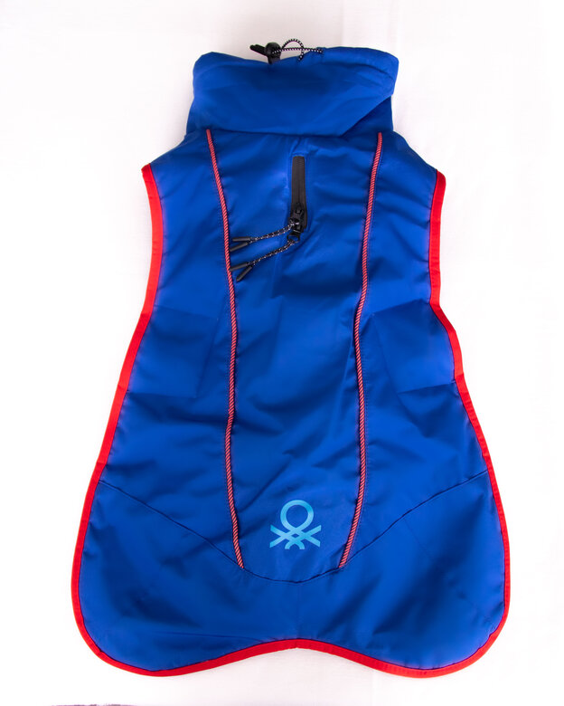 Benetton Abrigo Azul Talla 53cm