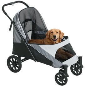 PawHut Carrito para Perros Gris