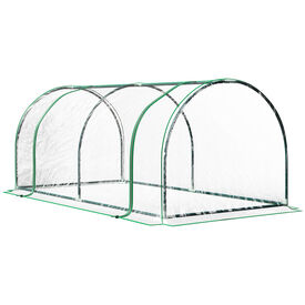 Outsunny Mini Invernadero Verde para exterior