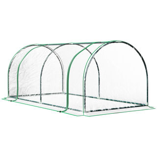 Outsunny Mini Invernadero Verde para exterior