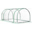 Outsunny Mini Invernadero 200x100x80 cm para Jardín Terraza Cultivo de Plantas Semilla Vivero Casero Tipo Túnel con Marco de Acero y Cubierta Plástico Transparente, , large indicador imagen numero 1