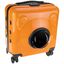 Maleta para transporte de mascotas gato y perro Transportin de plástico rígido naranja, , large indicador imagen numero 1