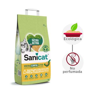 Sanicat Natura Activa Recycled Arena para gatos