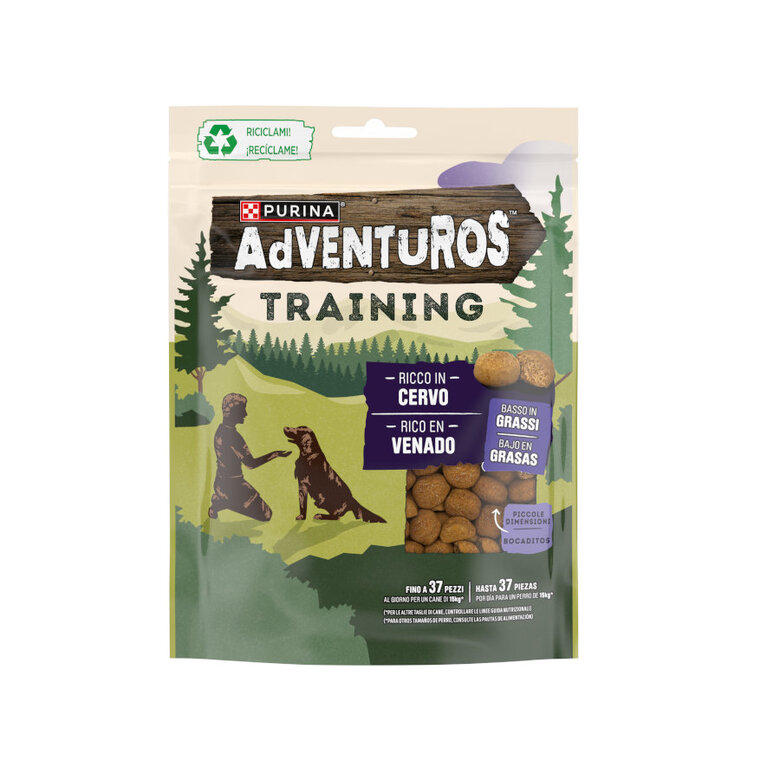115 g Adventuros Training Bocaditos de Venado para perros