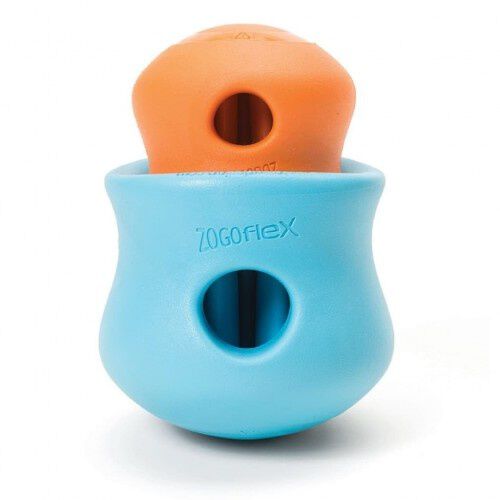 West Paw Desing Zogoflex Toppl Juguete Porta Golosinas Azul para perros, , large Imagen numero 4