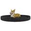 Vidaxl cama redonda acolchada negra para perros, , large indicador imagen numero 4