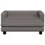vidaXL Cama de perros con extensión cuero sintético gris 100x50x30 cm, , large indicador imagen numero 2