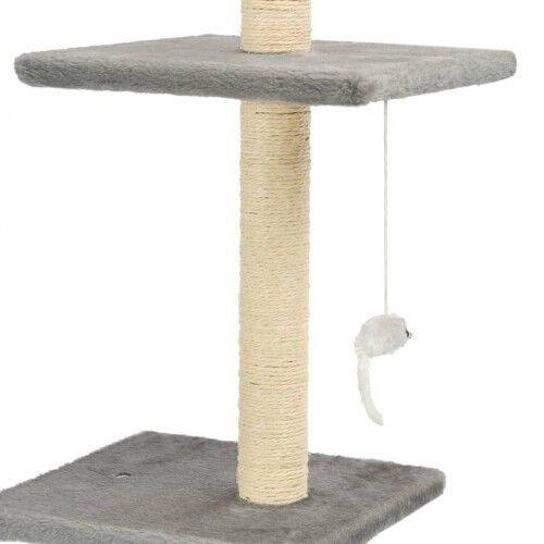 Rascador con poste de sisal color Gris, , large Imagen numero 4