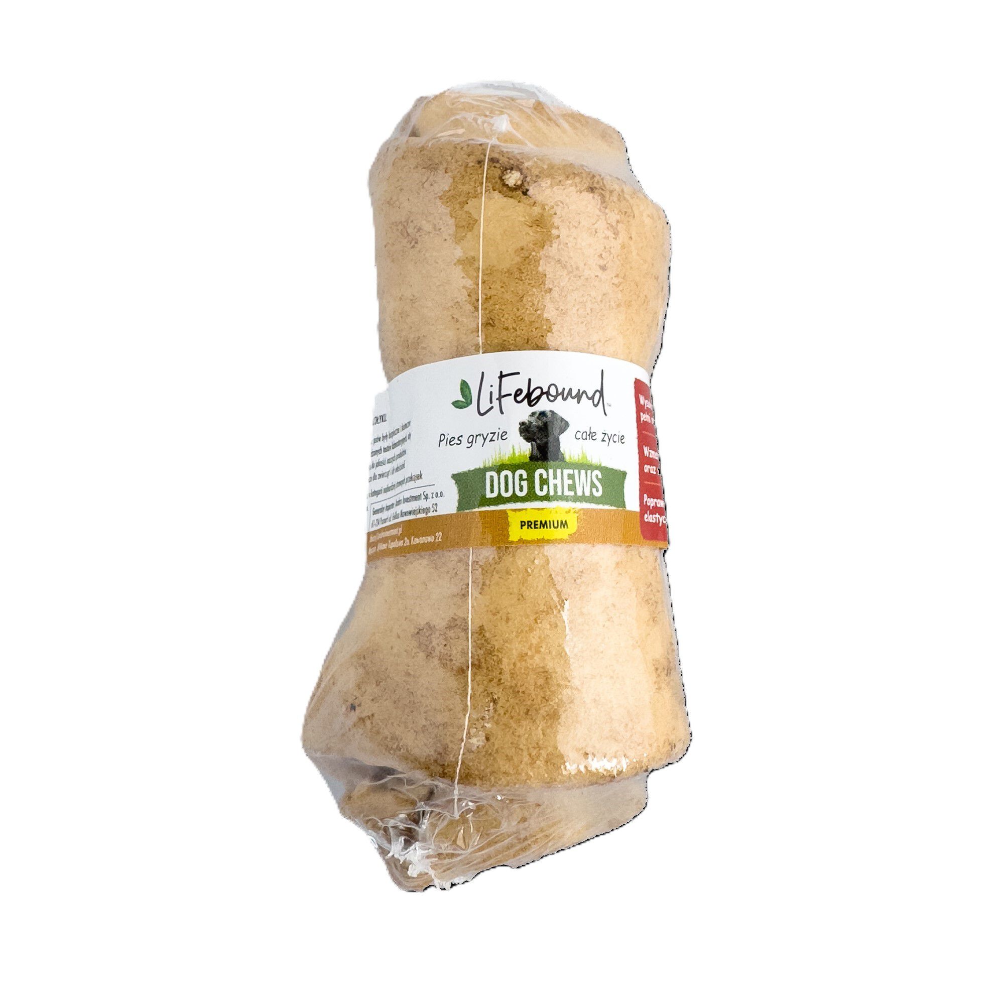 Lifebound Hueso masticable de cuero de ternera, lote de 4, 23 cm, , large Imagen numero 2
