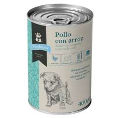 Comida húmeda para cachorros Criadores de pollo con arroz