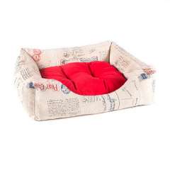 Cama para perros y gatos TK-Pet Post tipo cuna mullida