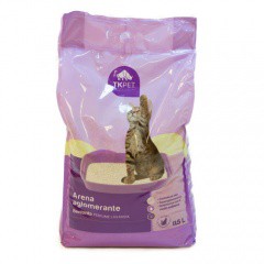 Arena aglomerante de bentonita perfume lavanda TK-Pet