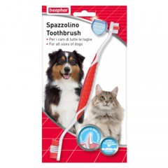 Cepillo dental para perros y gatos