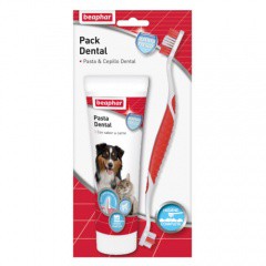 Pack Dental pasta & cepillo para mascotas