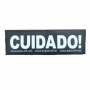 Etiqueta para arnés Julius K9 Cuidado!