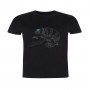 Camiseta para hombre Animal Totem camaleón color negro