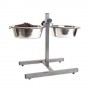 Comederos para perros TK-Pet acero inoxidable con pie soporte