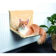 Hamaca para el radiador Trixie para gatos color Beige