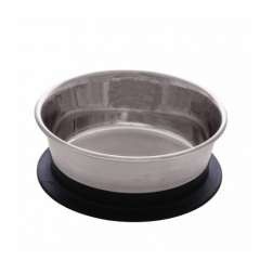 Dogit Comedero Acero Inox con Ventosa color Metal