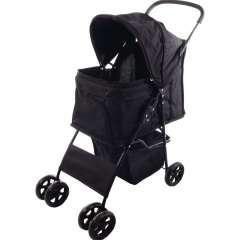 Cochecito de paseo para perro color Negro
