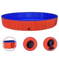 Piscina para perros color Rojo y Azul