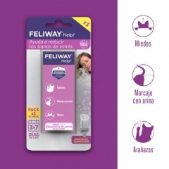 Ceva Feliway Help Recambio con feromonas para gatos pack- 3