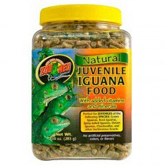 Alimento completo para iguanas jovenes