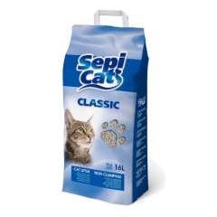 Arena no aglomerante Sepicat Natural para gatos