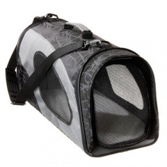 Bolso de transporte para perros y gatos negro