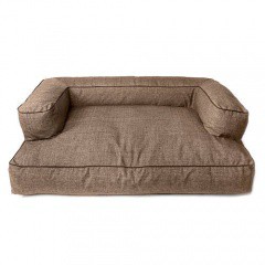 Cama para perros TK-Pet Iris tipo sofá color marrón deluxe